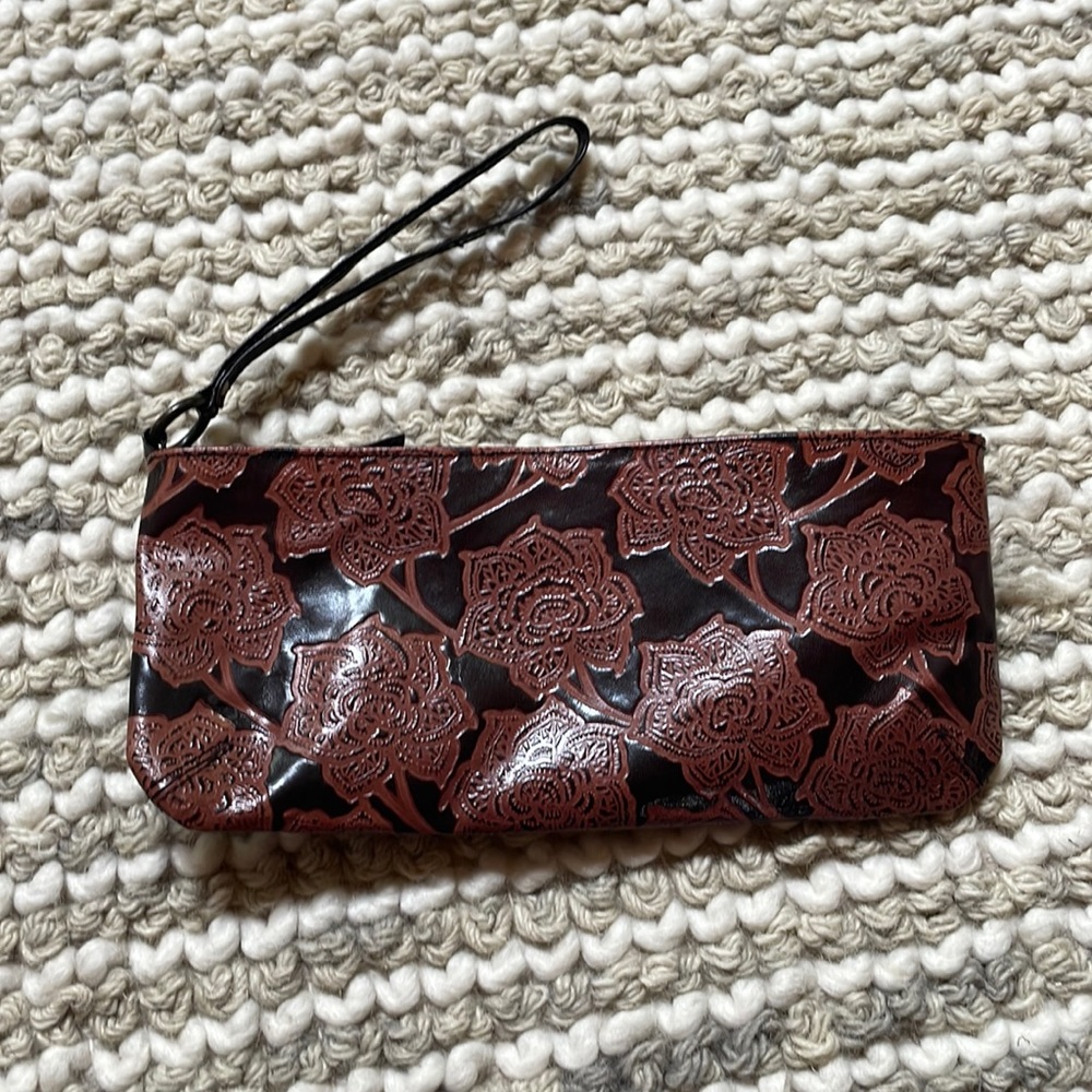 NWOT Genuine Leather Wristlet Clutch from Express